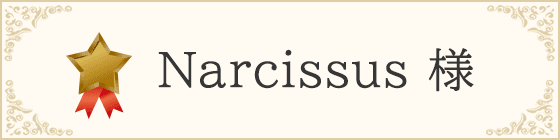 Narcissus 様 - ブロンズサポーター